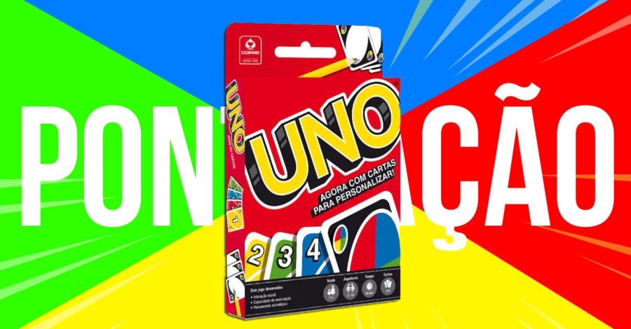 PONTUAÇÃO DAS CARTAS DO JOGO UNO ( Jogo das Cartas coloridas )