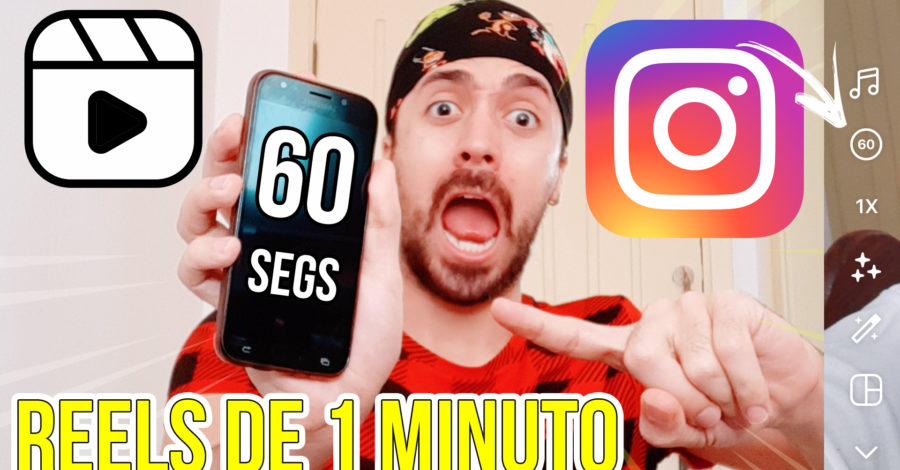 GRAVAR REELS COM 1 MINUTO ( 60 SEGUNDOS ) COMO AUMENTAR O TEMPO DE GRAVAÇÃO DO INSTAGRAM REELS VÍDEO