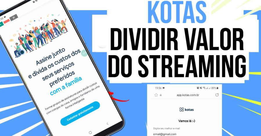 KOTAS DIVIDIR CUSTO DE STREAMING – COMO, CONFIGURAR, CRIAR CONTA E CONHEÇA UM POUQUINHO PARA USAR