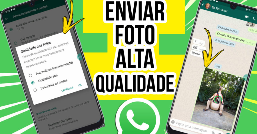 COMO ENVIAR FOTOS E IMAGENS EM ALTA QUALIDADE NO WHATSAPP