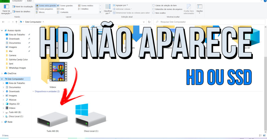 HD interno ou SSD Não aparece no Meu Computador ou Notebook Após formatar e instalar Windows