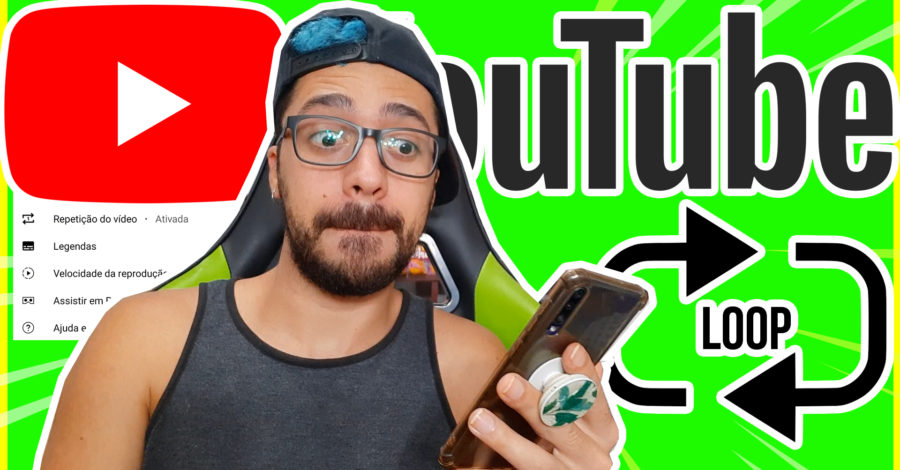 ✔️ Liberou no App do Youtube: Colocar vídeo em Loop repetindo infinitamente repeat pelo celular