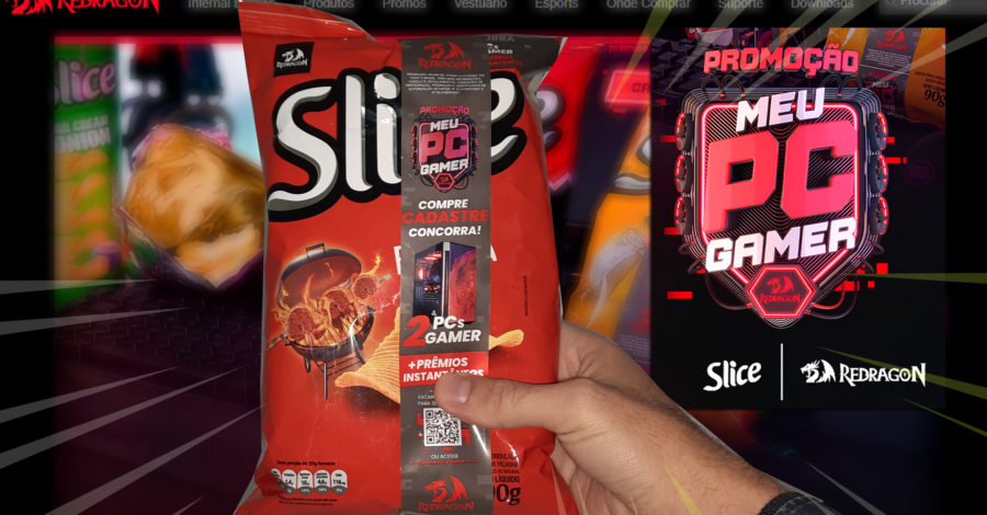 PROMOÇÃO CONCORRENDO A PC GAMER ( SALGADINHO SLICE  | REDRAGON ) ( Como Cadastrar )