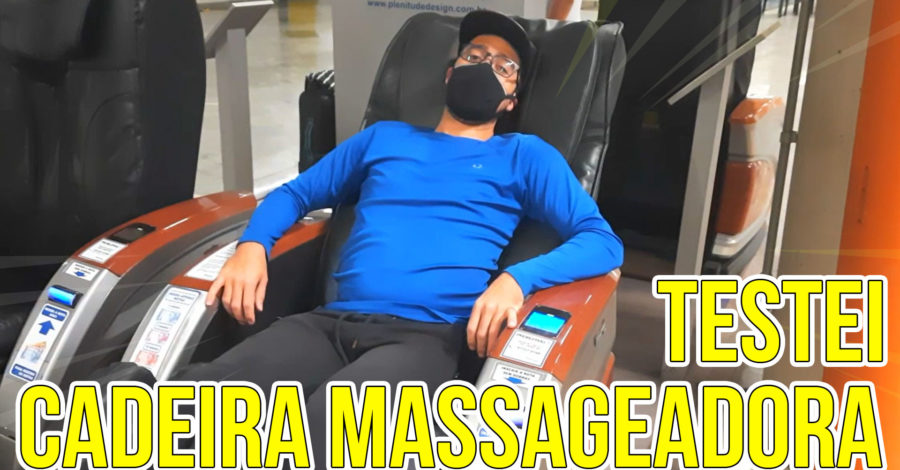 TESTEI A CADEIRA DE MASSAGEM DA RODOVIÁRIA PRA VER SE É BOM MESMO
