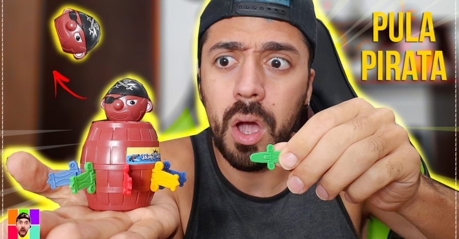 JOGO PULA PIRATA NO BARRIL ( COM ESPADAS COLORIDAS ) COMO JOGAR \ COMO FUNCIONA