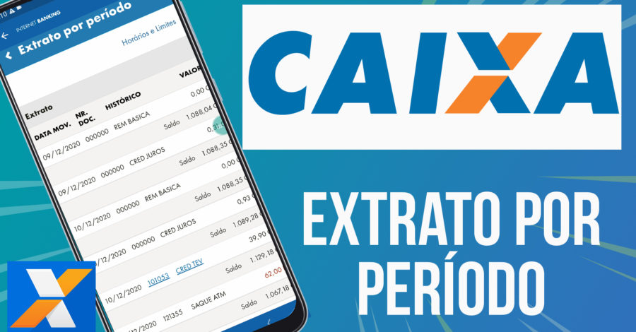 Como Tirar EXTRATO por Período no App da CAIXA ECONÔMICA FEDERAL ( Extrato de meses passados )