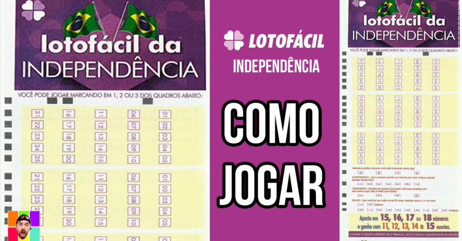 Como Jogar na LOTOFÁCIL DA INDEPENDÊNCIA ( Vídeo explicativo ) | Loteria Federal