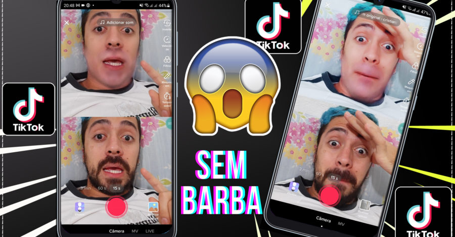 FILTRO SEM BARBA TIKTOK ( EFEITO TIRAR A BARBA COMO USAR, SEM PELOS NO ROSTO DE BIGODE )