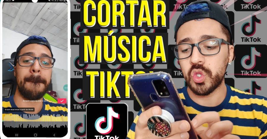 Como cortar Música do TIKTOK ( Colocar música começando da parte que quero, Ajustar o Som )