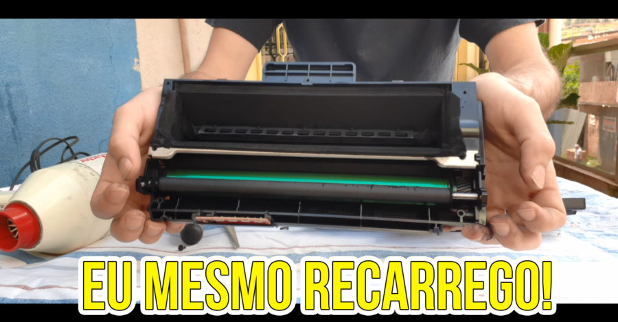 COMO EU MESMO RECARREGO TONER DE IMPRESSORA A LASER NA MINHA CASA