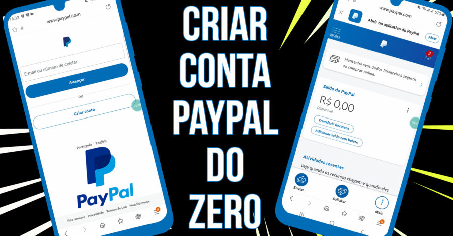 COMO CRIAR UMA CONTA PAYPAL DO ZERO PASSO A PASSO