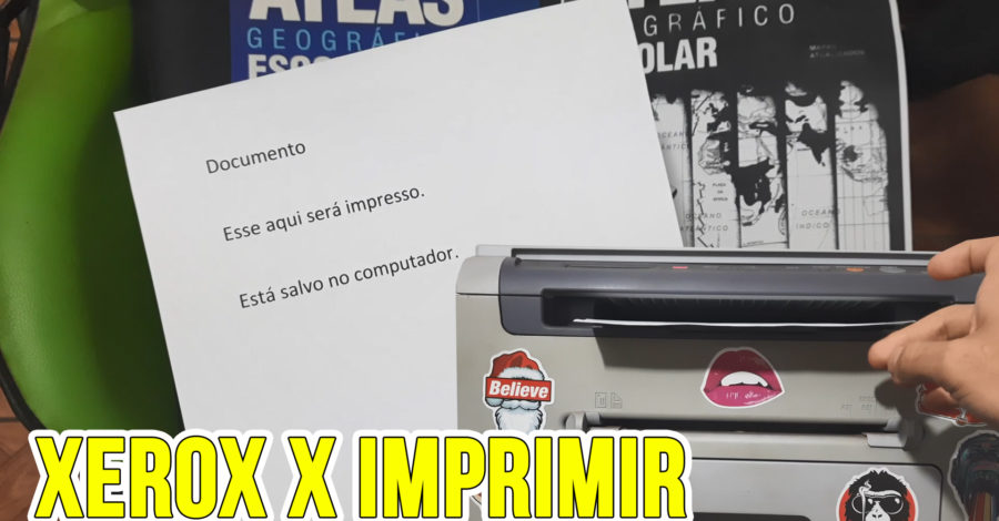 QUAL A DIFERENÇA DE XEROX x IMPRESSÃO ( XEROCAR, CÓPIA E IMPRIMIR )
