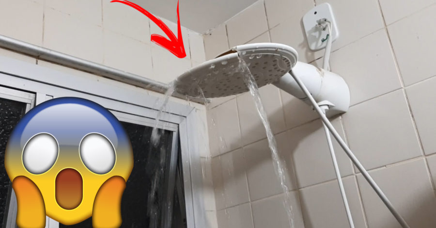 VEJA ISSO: CHUVEIRO ESTOUROU PORQUE ESTAVA SEM REDUTOR DE VAZÃO!