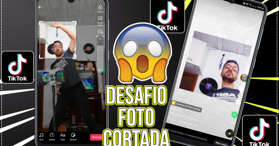 FILTRO DESAFIO DA FOTO CORTADA TIKTOK ( EFEITO | COMO USAR )