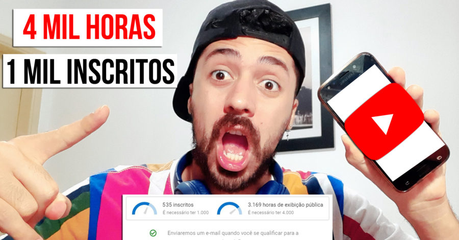 DICAS: COMO EU CONSEGUI 1000 INSCRITOS E 4 MIL HORAS NO YOUTUBE