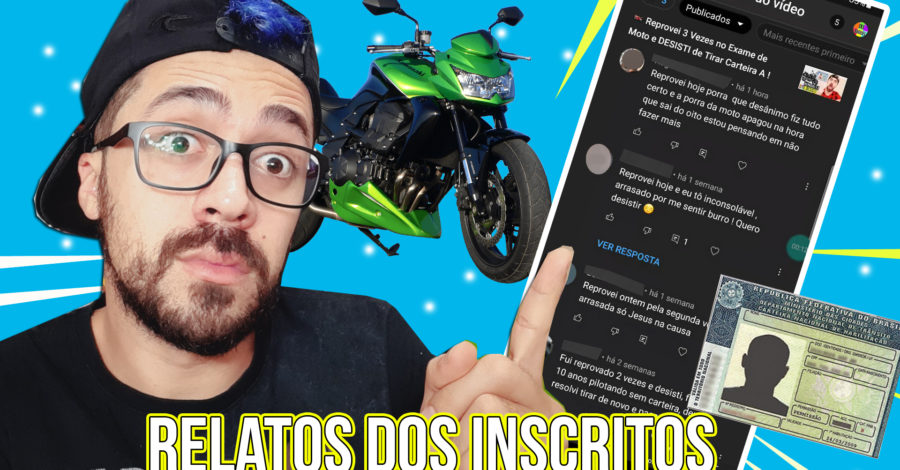 LENDO RELATOS DE APROVADOS E REPROVADOS NO EXAME DE CARTEIRA DE MOTO ( DOS INSCRITOS DO CANAL )