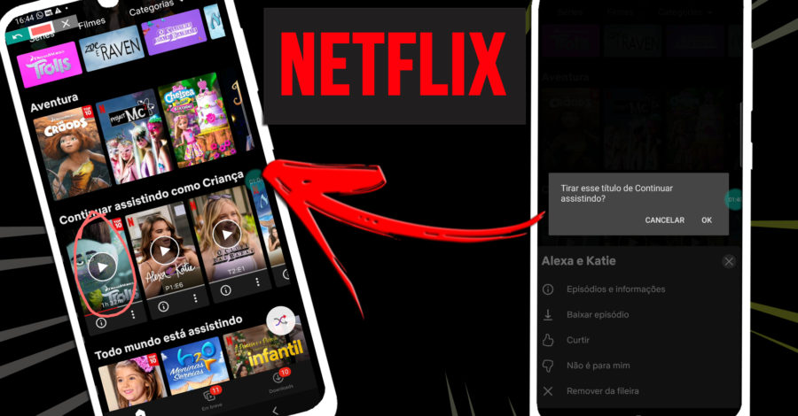 COMO TIRAR, REMOVER FILME OU SÉRIE DO CONTINUAR ASSISTINDO COMO NA NETFLIX APP