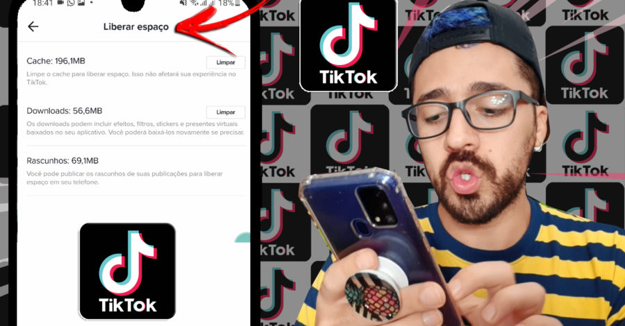 Como Liberar ESPAÇO por dentro do app do TIKTOK