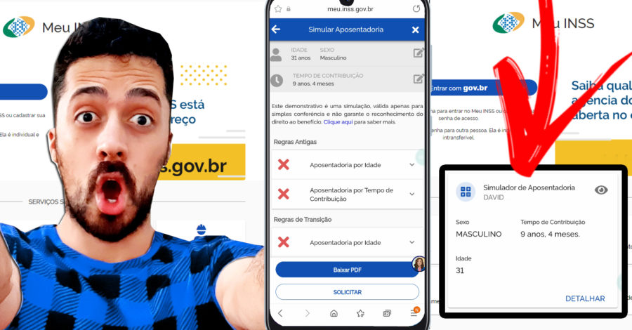 COMO SIMILAR APOSENTADORIA NO INSS E SABER QUANDO TEMPO FALTA PRA APOSENTAR EM MÉDIA