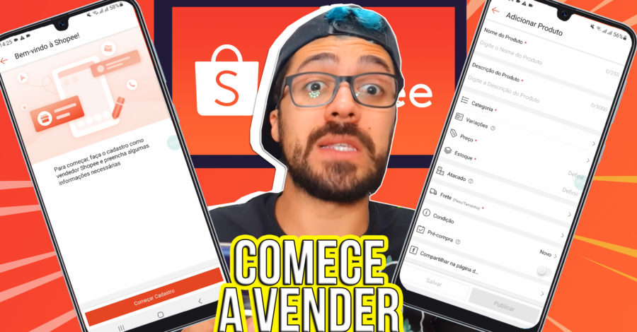 COMECE A VENDER : CADASTRO INICIAL DE VENDEDOR DO SHOPEE COMO FAZER