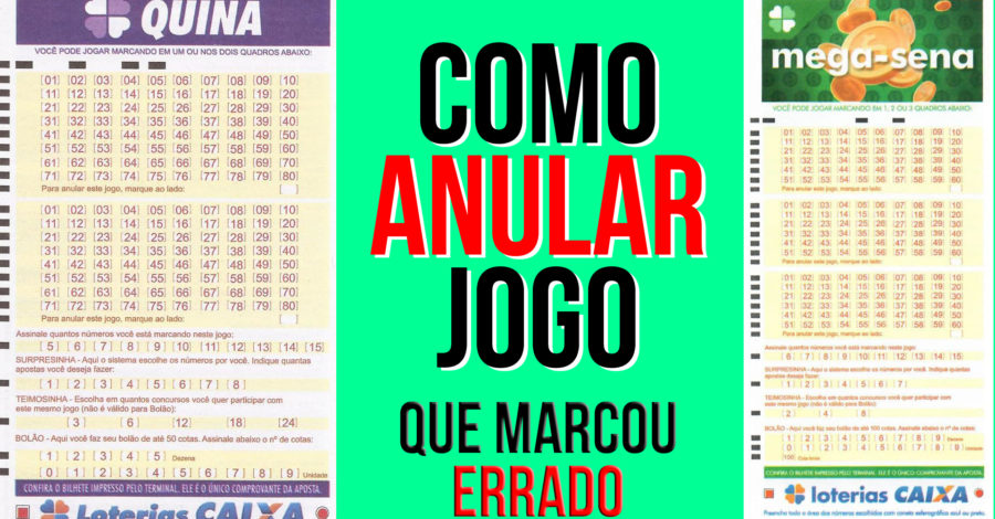 COMO ANULAR UM JOGO JÁ PREENCHIDO NO VOLANTE | LOTERIA FEDERAL