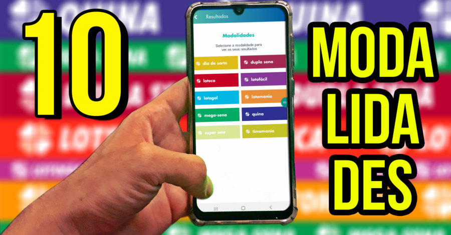 10 MODALIDADES DE JOGOS DA LOTERIA FEDERAL