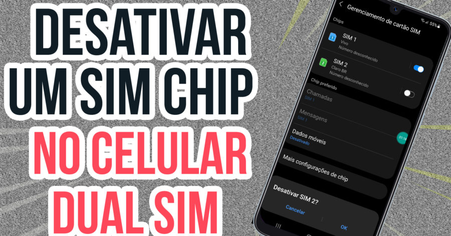 COMO DESATIVAR UM SIM CHIP NO CELULAR DUAL SIM