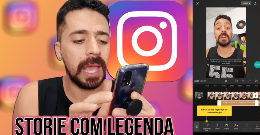 COMO LEGENDAR VÍDEO PARA POSTAR NOS STORIES DO INSTAGRAM ( LEGENDA AUTOMÁTICA )