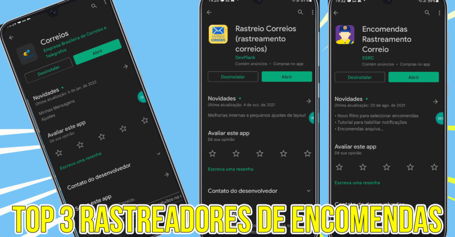 TOP 3 RASTREADORES DE ENCOMENDAS