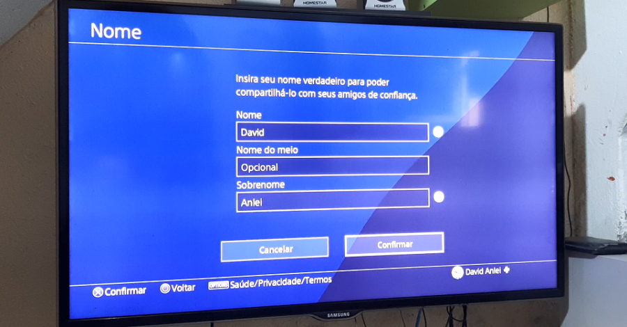 COMO ALTERAR NOME E SOBRENOME DO PERFIL DO VIDEO GAME PLAYSTATION 4 ( PS4 )