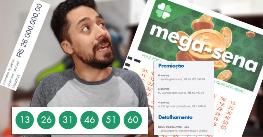 PRÊMIO DA MEGA SENA SAIU PRA BH E NÃO FUI EU QUE GANHEI 😭