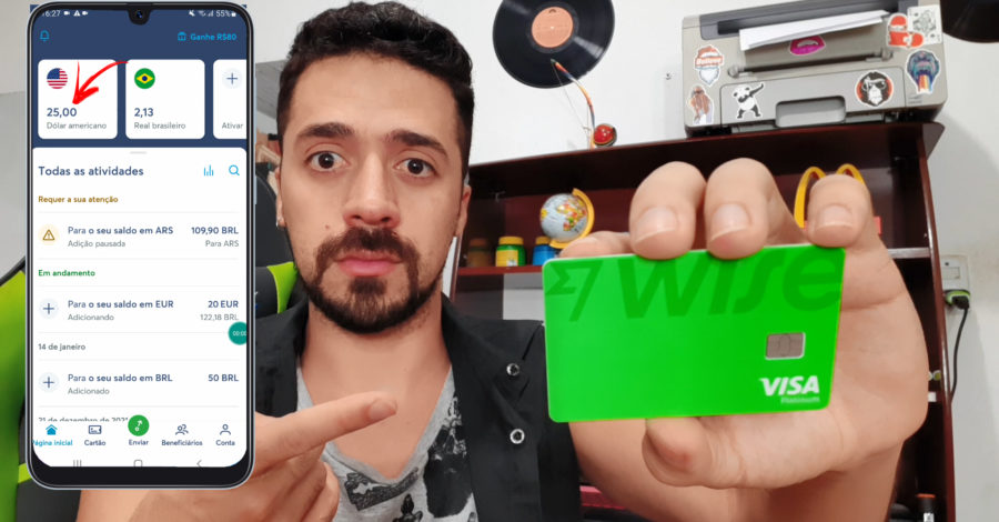 COMO ADICIONAR VALOR NA CONTA WISE