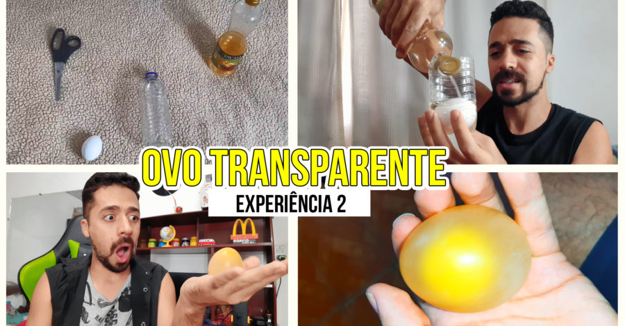 EXPERIÊNCIA DO OVO TRANSPARENTE NO VINAGRE DEU CERTO ?