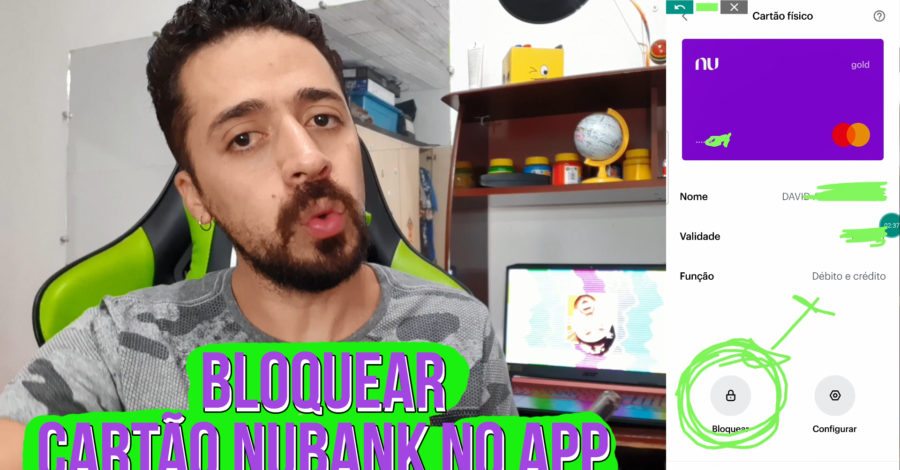 Como Bloquear Cartão da Nubank ( Físico e/ou Digital ) Pelo Aplicativo