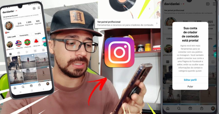 COMO MUDAR A CONTA DO INSTAGRAM DE PESSOAL PARA PROFISSIONAL