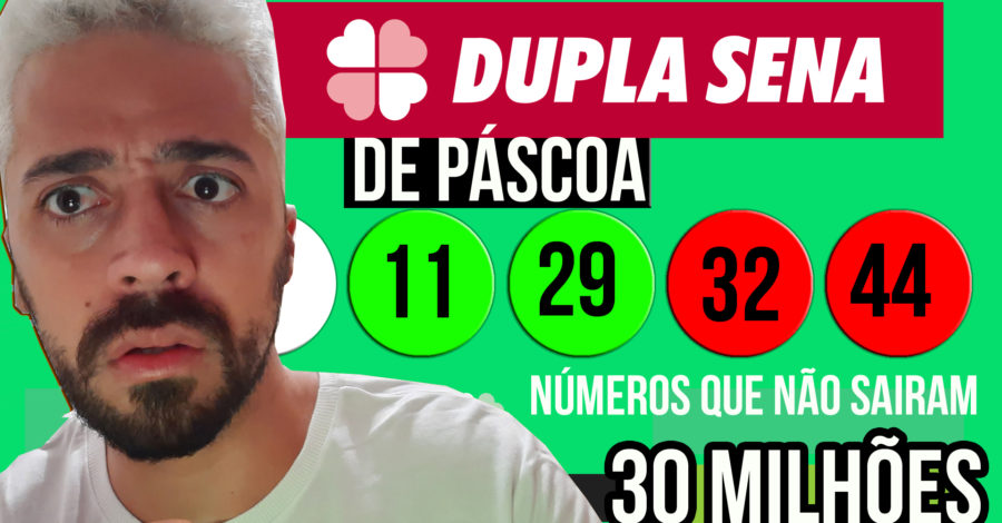NÚMEROS QUE NÃO SAIRAM NOS SORTEIOS DA DUPLA DE PÁSCOA DOS ÚLTIMOS 5 CONCURSOS ( planilha )