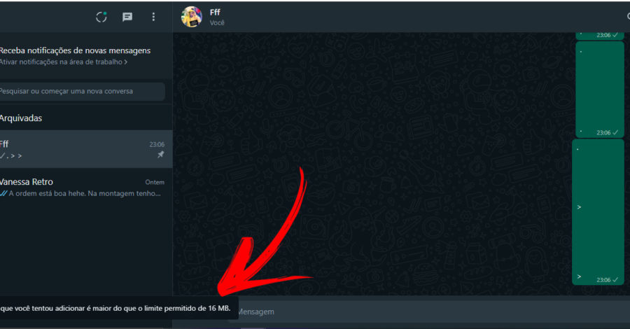 Alguém me Ajude ( 1 Vídeo que você tentou adicionar é maior do que o limite permitido de 16 MB )