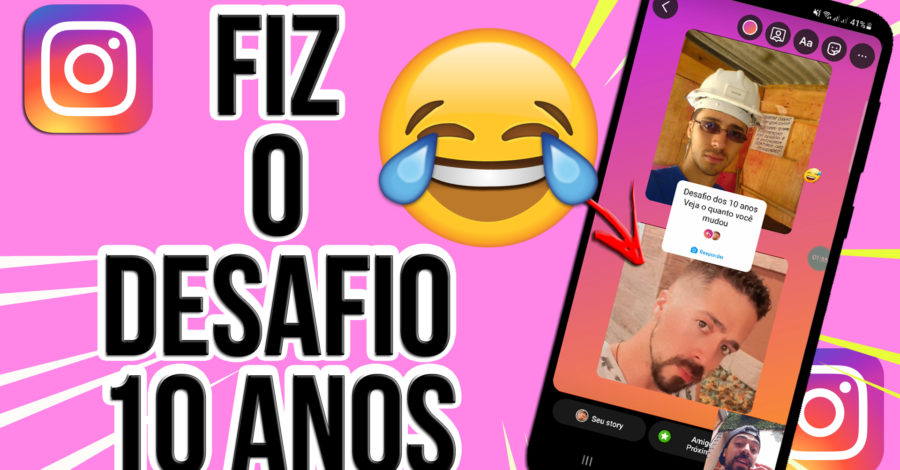Fiz o DESAFIO DOS 10 ANOS VEJA O QUANTO VOCÊ MUDOU do instagram