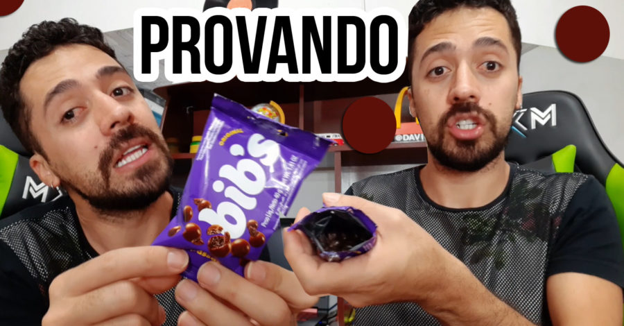 EXPERIMENTANDO BOLINHAS DE CHOCOLATE BIB’S PASSAS