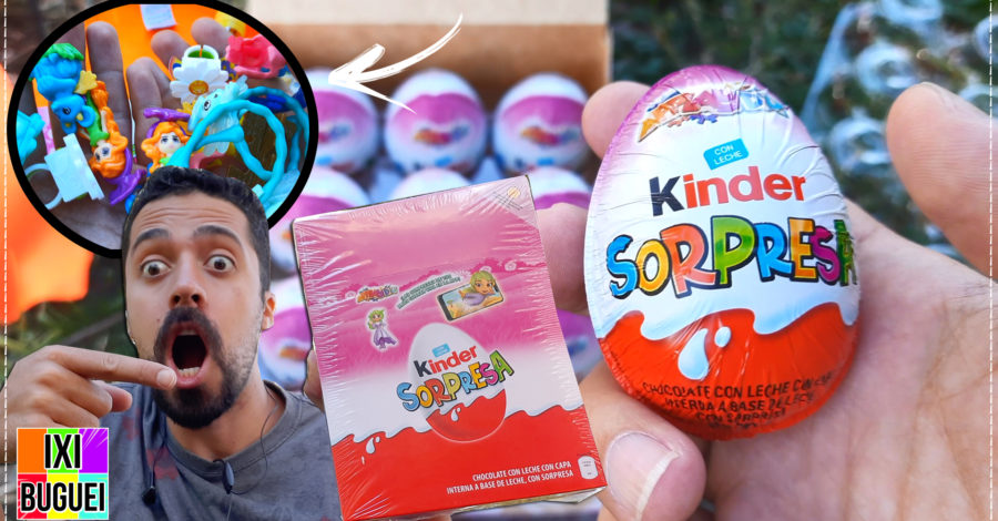 ABRINDO UMA CAIXA FECHADA DE KINDER OVO COM SURPRESA