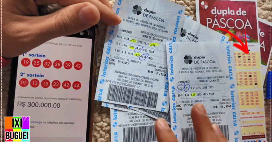 DUPLA SENA DE PÁSCOA ESQUECIDA : CORRIGINDO OS JOGOS DA LOTERIA QUE EU TINHA ESQUECIDO
