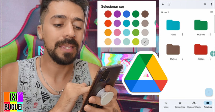 Como Personalizar Mudando de Cor as Pastas do GOOGLE DRIVE