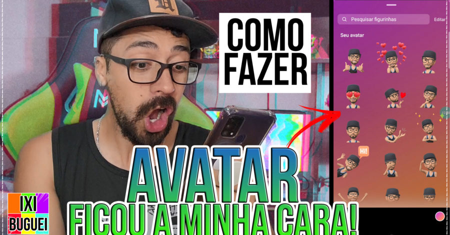 COMO FIZ MEU AVATAR NO INSTAGRAM PASSO A PASSO