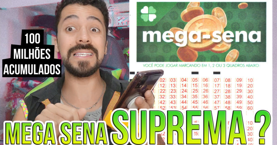 MEGA SENA SUPREMA ( Por enquanto ) Comparando com outros jogos da loteria