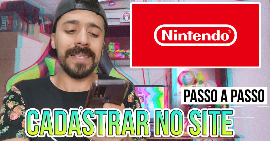 COMO FAZER CADASTRO NO SITE NINTENDO PASSO A PASSO