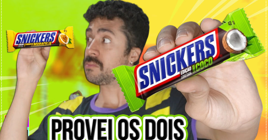 🍫🥥 EXPERIMENTEI O CHOCOLATE SNICKERS SABOR CARAMELO & COCO E TAMBÉM O MOUSSE DE MARACUJÁ