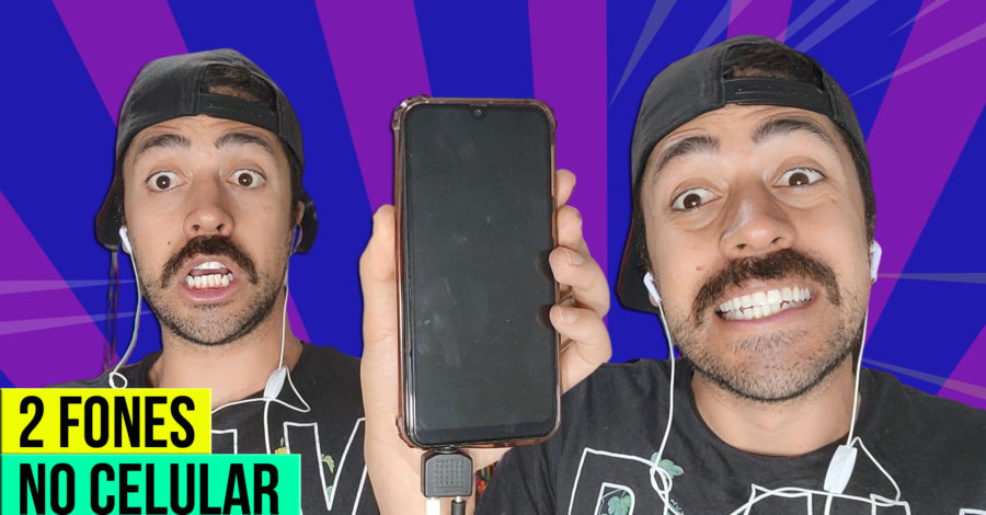 COMO CONECTAR 2 FONES DE OUVIDO NO MESMO CELULAR ( COM ADAPTADOR )