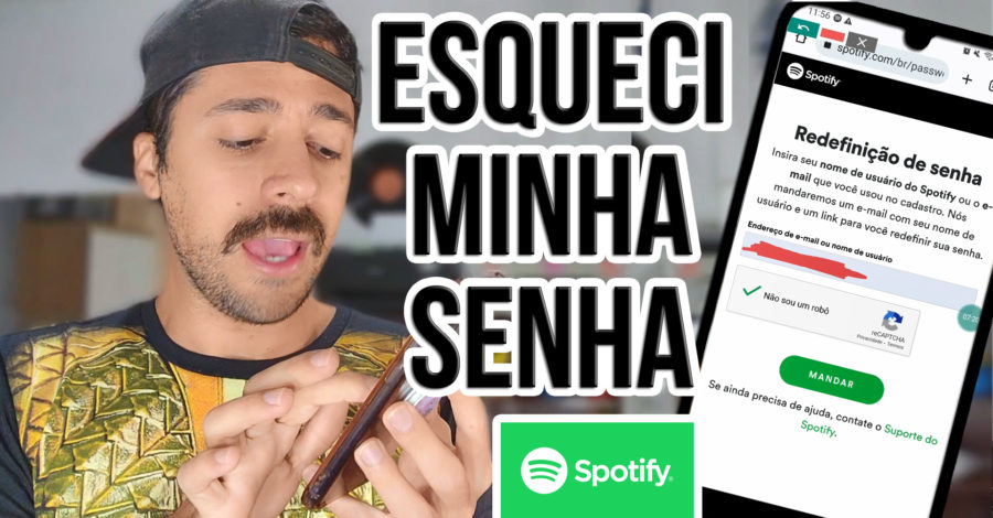 COMO REDEFINIR SENHA ( ESQUECI SENHA ) DO SPOTIFY PELA PÁGINA DE INTERNET, PAINEL DE PLANOS