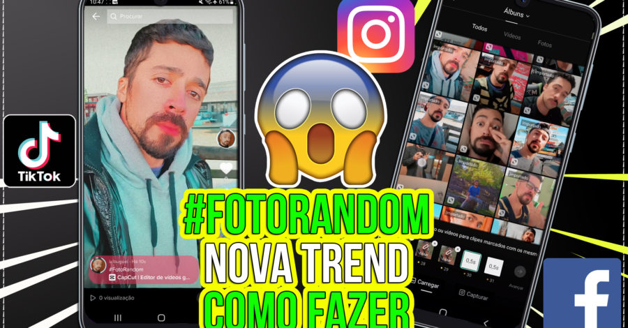 Como fazer a nova TREND FOTO RANDOM que VIRALIZOU NO TIKTOK E INSTAGRAM ( CAPCUT ) | Vídeo com Fotos