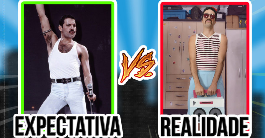 🕺🏻 Fui na Festa a Fantasia com look inspirado no Freddie Mercury – VISUAL ANOS 60, 70, 80, 90
